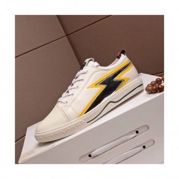 Gucci 2019 Mens Leather Sneakers - 구찌 2019 남성용 레더 스니커즈 GUCS0603,Size(240 
