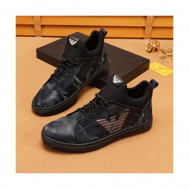 Armani 2019 Mens Leather Sneakers  - 알마니 2019 남성용 레더 스니커즈 ARMS0135,Size(240 