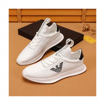 Armani 2019 Mens Leather Sneakers  - 알마니 2019 남성용 레더 스니커즈 ARMS0131,Size(240 