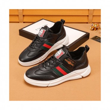 Gucci 2019 Mens Leather Sneakers - 구찌 2019 남성용 레더 스니커즈 GUCS0598,Size(240 
