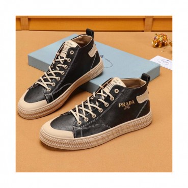 Prada 2019 Mens Leather Sneakers - 프라다 2019 남성용 레더 스니커즈,PRAS0251,Size(240 