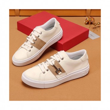 Ferragamo 2019 Mens Leather Sneakers - 페라가모 2019 남성용 레더 스니커즈, FGMS00127,Size(240 