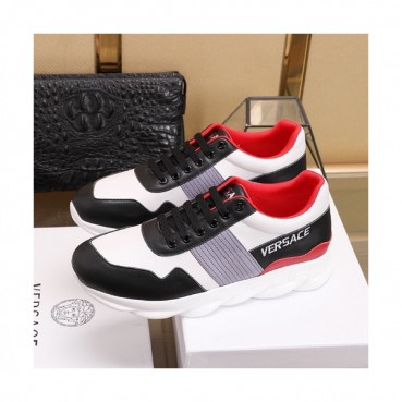 Versace 2019 Mens Leather Sneakers - 베르사체 2019 남성용 레더 스니커즈 VERS0291,Size (240 