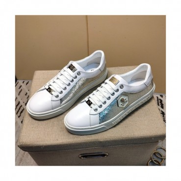Philipp plein 2019 Mens Leather Sneakers  - 필립플레인 2019 남성용 레더 스니커즈 PPS0159,Size(240 