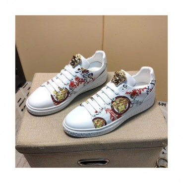 Versace 2019 Mens Leather Sneakers - 베르사체 2019 남성용 레더 스니커즈 VERS0278,Size (240 