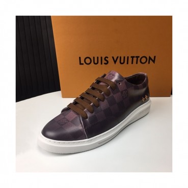 Louis Vuitton 2019 Mens Leather Sneakers - 루이비통 2019 남성용 레더 스니커즈 LOUS0470,Size(240 
