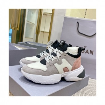 Hogan 2019 Ladies Leather Sneakers - 호간 2019 여성용 레더 스니커즈 HOGS0033,Size(225 