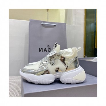 Hogan 2019 Ladies Leather Sneakers - 호간 2019 여성용 레더 스니커즈 HOGS0028,Size(225 