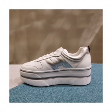 Hogan 2019 Ladies Leather Platform Sneakers - 호간 2019 여성용 레더 플랫폼 스니커즈 HOGS0013.Size(225 