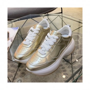 Hogan 2019 Ladies Leather Sneakers - 호간 2019 여성용 레더 스니커즈 HOGS0008.Size(225 