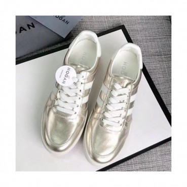 Hogan 2019 Ladies Leather Sneakers - 호간 2019 여성용 레더 스니커즈 HOGS0005.Size(225 