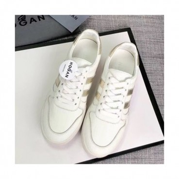 Hogan 2019 Ladies Leather Sneakers - 호간 2019 여성용 레더 스니커즈 HOGS0004.Size(225 