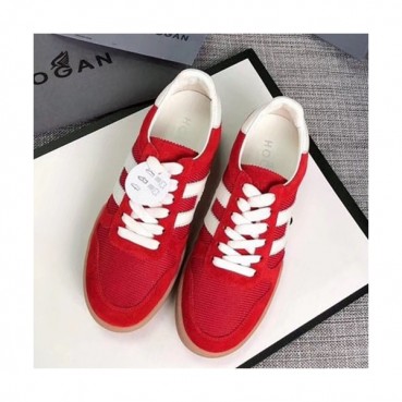 Hogan 2019 Ladies Leather Sneakers - 호간 2019 여성용 레더 스니커즈 HOGS0002.Size(225 