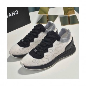 Chanel 2019 Ladies Knit Sneakers - 샤넬 2019 여성용 니트 스니커즈 CHAS0436.Size(225 