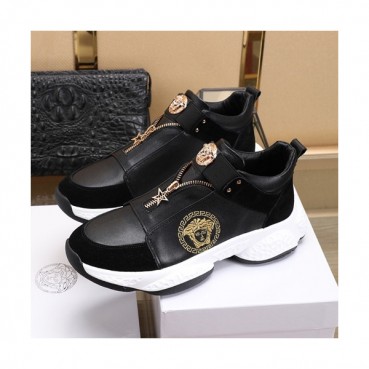 Versace 2019 Mens Leather Sneakers - 베르사체 2019 남성용 레더 스니커즈 VERS0264,Size (240 