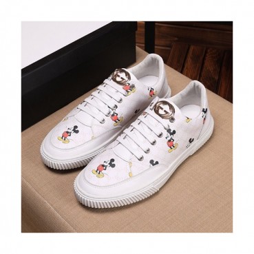 Gucci 2019 Mens Leather Sneakers - 구찌 2019 남성용 레더 스니커즈 GUCS0559,Size(240 