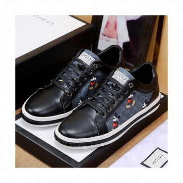 Gucci 2019 Mens Leather Sneakers - 구찌 2019 남성용 레더 스니커즈 GUCS0558,Size(240 