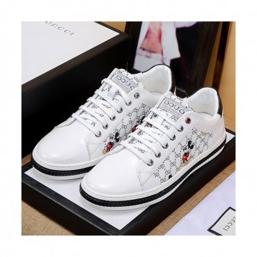 Gucci 2019 Mens Leather Sneakers - 구찌 2019 남성용 레더 스니커즈 GUCS0556,Size(240 