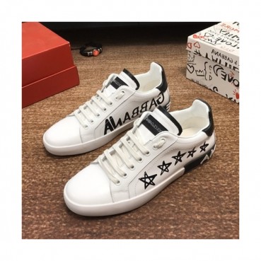 Dolce&Gabbana 2019 Mens Leather Sneakers  - 돌체앤가바나 2019  남성용 레더 스니커즈 DGS0149,Size(240 