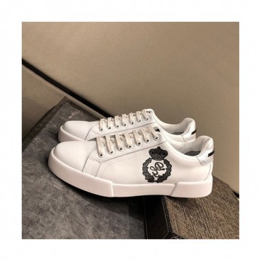 Dolce&Gabbana 2019 Mens Leather Sneakers  - 돌체앤가바나 2019  남성용 레더 스니커즈 DGS0145,Size(240 