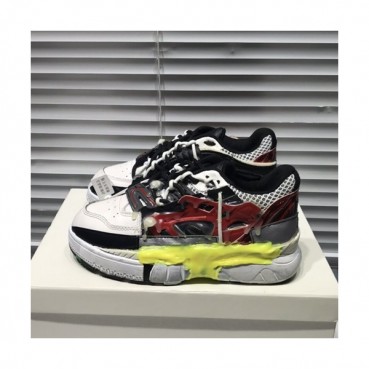 Maison Margiela 2019 Mm / Wm Leather Sneakers - 메종 마르지엘라 2019 남여공용 레더 스니커즈 MMS0037,Size(225