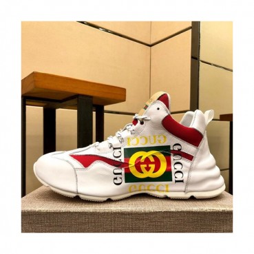 Gucci 2019 Mens Leather Sneakers - 구찌 2019 남성용 레더 스니커즈 GUCS0540,Size(240 