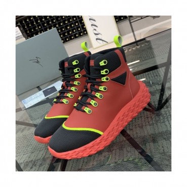 Giuseppe Zanoti 2019 Mens Leather Sneakers - 쥬세페 자노티 2019 남성용 레더 스니커즈 GZS0039.Size(240 