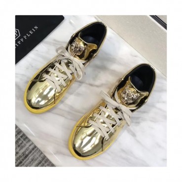 Philipp plein 2019 Mens Leather Sneakers  - 필립플레인 2019 남성용 레더 스니커즈 PPS0153,Size(240 
