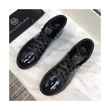 Philipp plein 2019 Mens Leather Sneakers  - 필립플레인 2019 남성용 레더 스니커즈 PPS0151,Size(240 