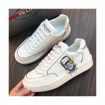 Prada 2019 Mens Leather Sneakers - 프라다 2019 남성용 레더 스니커즈,PRAS0239,Size(240 
