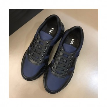Prada 2019 Mens Canvas & Leather Sneakers - 프라다 2019 남성용 캔버스&레더 스니커즈,PRAS0236,Size(240 