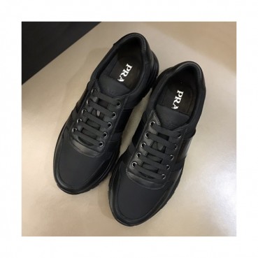 Prada 2019 Mens Canvas & Leather Sneakers - 프라다 2019 남성용 캔버스&레더 스니커즈,PRAS0235,Size(240 