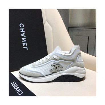 Chanel 2019 Ladies Suede & Knit Sneakers - 샤넬 2019 여성용 스웨이드&니트 스니커즈 CHAS0430.Size(225 