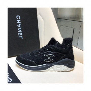 Chanel 2019 Ladies Suede & Knit Sneakers - 샤넬 2019 여성용 스웨이드&니트 스니커즈 CHAS0429.Size(225 