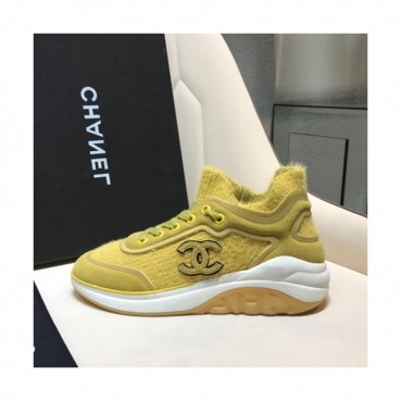 Chanel 2019 Ladies Suede & Knit Sneakers - 샤넬 2019 여성용 스웨이드&니트 스니커즈 CHAS0428.Size(225 
