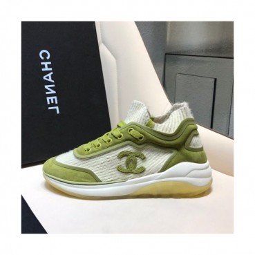 Chanel 2019 Ladies Suede & Knit Sneakers - 샤넬 2019 여성용 스웨이드&니트 스니커즈 CHAS0427.Size(225 