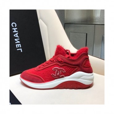 Chanel 2019 Ladies Suede & Knit Sneakers - 샤넬 2019 여성용 스웨이드&니트 스니커즈 CHAS0426.Size(225 
