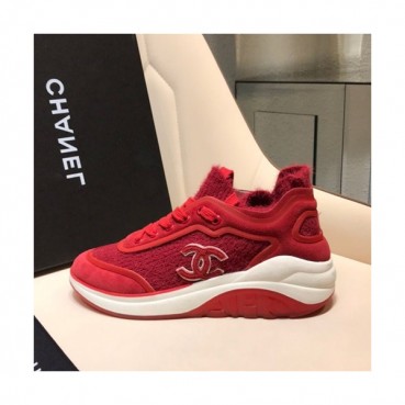 Chanel 2019 Ladies Suede & Knit Sneakers - 샤넬 2019 여성용 스웨이드&니트 스니커즈 CHAS0425.Size(225 
