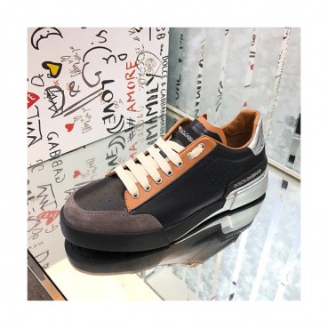 Dolce&Gabbana 2019 Mens Leather Sneakers  - 돌체앤가바나 2019  남성용 레더 스니커즈 DGS0135,Size(240 