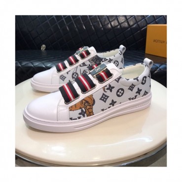 Louis Vuitton 2019 Mens Leather & Denim Sneakers - 루이비통 2019 남성용 레더&데님 스니커즈 LOUS0418,Size(240 