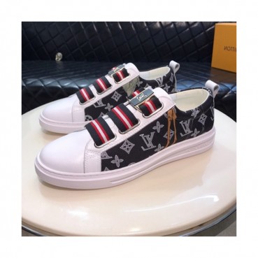 Louis Vuitton 2019 Mens Leather & Denim Sneakers - 루이비통 2019 남성용 레더&데님 스니커즈 LOUS0417,Size(240 