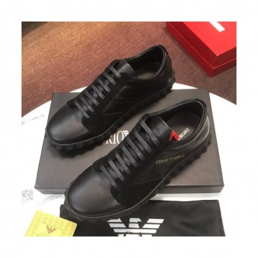Armani 2019 Mens Leather Sneakers  - 알마니 2019 남성용 레더 스니커즈 ARMS0117,Size(240 