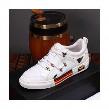 Armani 2019 Mens Leather Sneakers  - 알마니 2019 남성용 레더 스니커즈 ARMS0115,Size(240 