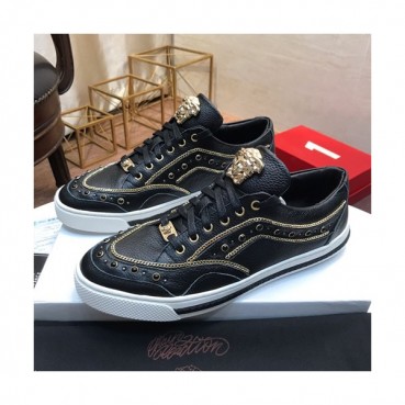 Versace 2019 Mens Leather Sneakers - 베르사체 2019 남성용 레더 스니커즈 VERS0238,Size (240 
