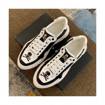 Philipp plein 2019 Mens Leather Sneakers  - 필립플레인 2019 남성용 레더 스니커즈 PPS0148,Size(240 