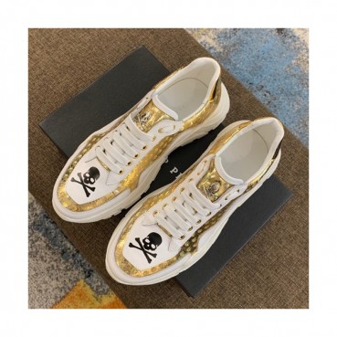 Philipp plein 2019 Mens Leather Sneakers  - 필립플레인 2019 남성용 레더 스니커즈 PPS0146,Size(240 