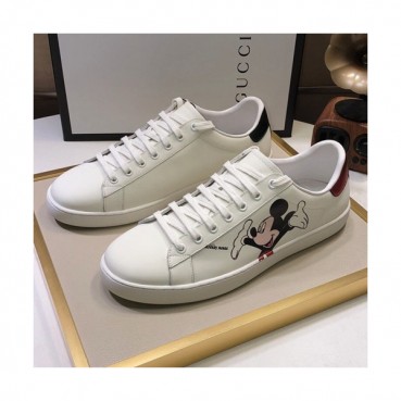 Gucci 2019 Mm / Wm Leather Sneakers - 구찌 2019 남여공용 레더 스니커즈 GUCS0531,Size(225 
