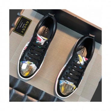 Gucci 2019 Mens Leather Sneakers - 구찌 2019 남성용 레더 스니커즈 GUCS0530,Size(240 