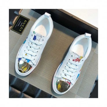 Gucci 2019 Mens Leather Sneakers - 구찌 2019 남성용 레더 스니커즈 GUCS0529,Size(240 