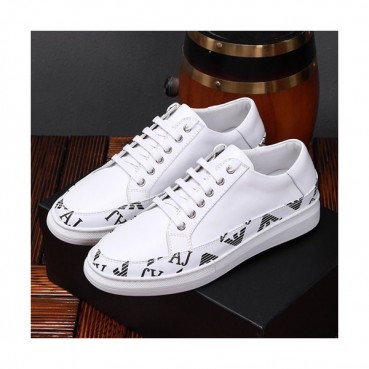 Armani 2019 Mens Leather Sneakers  - 알마니 2019 남성용 레더 스니커즈 ARMS0111,Size(240 